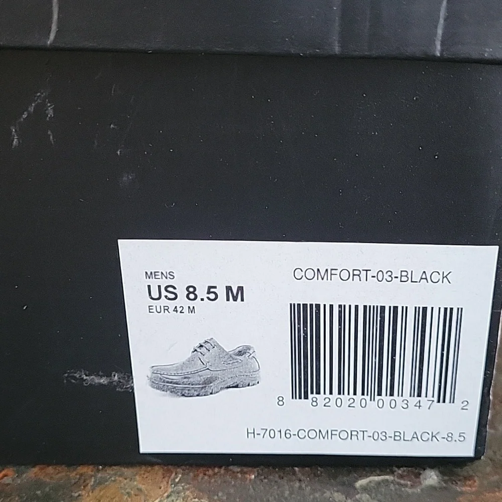 Aston Marc Comfort 03 Men's Boat Shoes, 8.5 M, Black, EUC